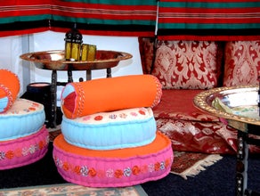 Orientalische Sitzkissen, Kissen, Orient, Berberzelt,