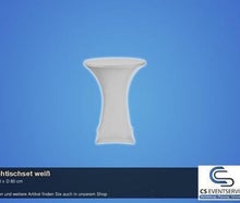 Stehtischset weiss Stehtischhusse