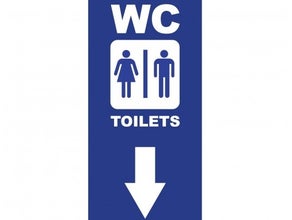 Fahne - WC / Toilets