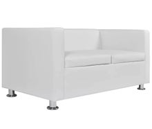Sofa weiß | 2 Sitzer
