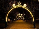 Lichtbogen - Weihnachtlicht - Licht Skulptur, Weihnachtseingangstor
