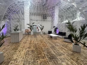 Event Dome - aufblasbar mieten – Veranstaltungszelt, Festzelt, Eventzelt, Partyüberdachung, Bartheke