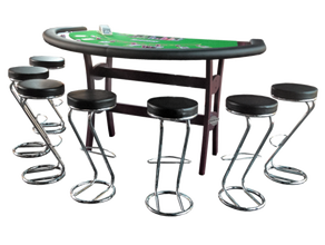 Black Jack Tisch mieten – Miettisch, Eventtisch, Veranstaltungstisch, Partytisch