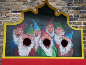 Wurf Spiele - Zwerge-  Maulwerfen, Kinderspiele, Märchen Spiele