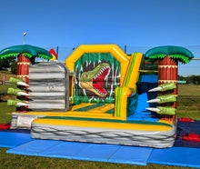 T-Rex Dino Hüpfburg mieten – Multiplay Eventmodul für Kindergeburtstag, Firmenfeiern, Hochzeit & Events Fürth / Nürnberg