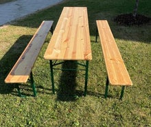 Bierzeltgarnitur mit und ohne Lehne