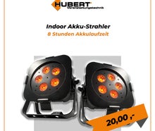 Akku-LED-Scheinwerfer für den Innenbereich