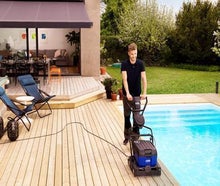 Bürstenreiniger für Terrassendielen, Holzböden und Fliesen