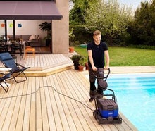 Bürstenreiniger für Terrassendielen, Holzböden und Fliesen
