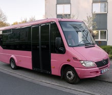 Pinker Partybus - JGA, Geburtstag, Hochzeit & Events