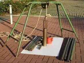Brunnenbohrgerät mit Plunscher