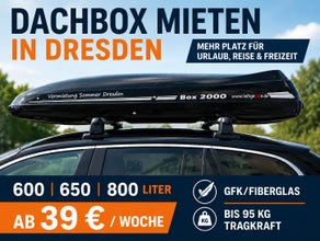 EXTRA GROSSE DACHBOXEN MIETEN – 600 BIS 800 LITER VERLEIH DRESDEN