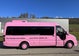 Partybus Junggesellenenabschied Pink für JGA Stripper Stripshow mieten Pinker Partybus Eventbus - Perfekt für Junggesellenenabschied