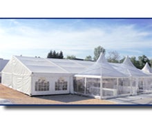 Partyzelt VIP ( Grundzelt ) 16m x 30m