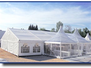 Partyzelt VIP ( Grundzelt ) 16m x 30m