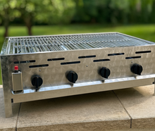 Gasgrill/Gastrobräter 4-flammig mit Rost XXL Grill