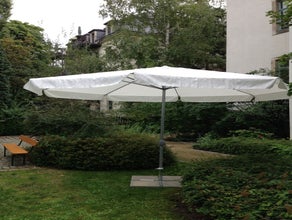 Sonnenschirm, d=400 cm, weiß