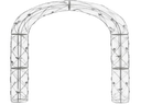 Rundbogen groß mieten – Dekoration