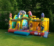 Hüpfburg Safari ~ Multiplay mit Hindernissen ~  Springburg ~ Hopsburg ~ bei spass-events