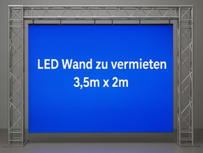 LED Wand Video Wall zu vermieten Public Viewing bis 16,5qm mieten