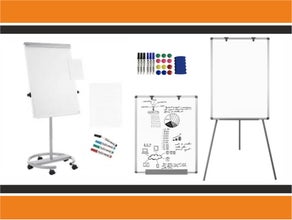 Flipchart, diverse Typen, Zubehör auf Anfrage