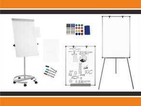 Flipchart, diverse Typen, Zubehör auf Anfrage