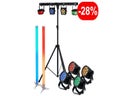 Licht Paket mieten (ab € 129): LED Lichtbar, Ambientlichter, Neonröhren ✓ Akkubetrieb ✓ Musikgesteuert ✓ Plug & Play