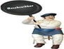 Koch Figur, Kochen, Restaurant, Küche, Speisetafel