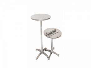 Stehtisch und Bistrotisch Aluminium rund, 60cm