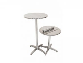 Stehtisch und Bistrotisch Aluminium rund, 60cm