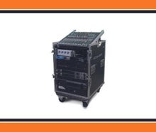 FoH Beschallungsrack 1  Mobile Tonregie