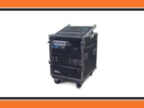 FoH Beschallungsrack 1  Mobile Tonregie