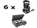 Akku LED Spots Set (6er Case) – Triton Blue B60 – Uplights / Ambientebeleuchtung