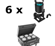 Akku LED Spots Set (6er Case) – Triton Blue B60 – Uplights / Ambientebeleuchtung