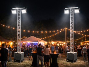 Flutlichtmast Eventgewicht SET mieten