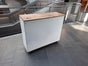 Messetheke Vitrine schwarz mit Beleuchtung und Regal mit Anlieferung - Galerie - Bild 3