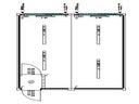 Bürocontainer Duoanlage 20 Fuss 6,00x5,00m Containex