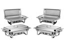 Speisenwärmer 4x Chafing Dish Wärmebehälter Speisewärmer Edelstahl Büffetbehälter Büffet Präsentation - Galerie - Bild 1