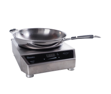Induktionswok inkl. 1 Wokpfanne Ø 40 cm, 230V, 3,5KW