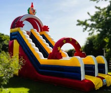 Hüpfburg Mega Riesen Rutsche "Clown" über 7,5 m hoch