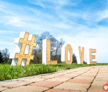 SnLverbindet - Leuchtbuchstaben Loveletters #LOVE