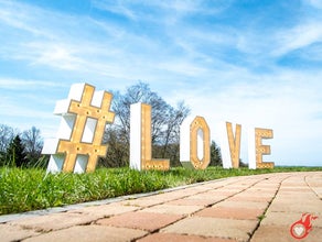 SnLverbindet - Leuchtbuchstaben Loveletters #LOVE