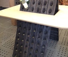 Weinrüttler Stehtisch, Tisch, Sekt, Weinbau, Wein, Weinrebe