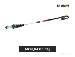 Akku-Hochentaster teleskopisch mieten - ab 25,04 € pro Tag