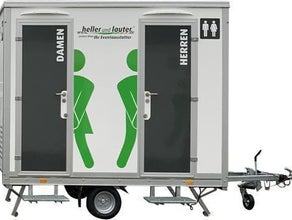 Toilettenwagen mieten / Mobile Toilette / WC-Wagen Typ: 1&1