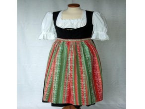 Dirndl Anna mit Bluse & Schürze (3 teilig) Größen: 36 bis 50