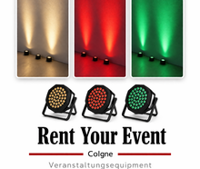 Partybeleuchtung, Spotlights, zu vermieten