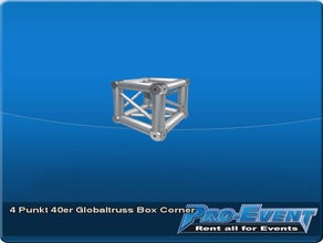 4 Punkt 40er Globaltruss Box Corner