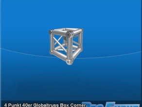 4 Punkt 40er Globaltruss Box Corner