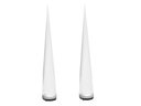 Aircone-Set weiss 3m hoch (2 Stück) , Lichteffekt, Leuchtsäule, Dekoeffekt, Lichtkegel - Galerie - Bild 1